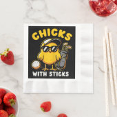 Kletterhexen: Golfer Girl del Malcantone Serviette (Beispiel)