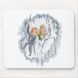 Kletterhochzeit Mousepad