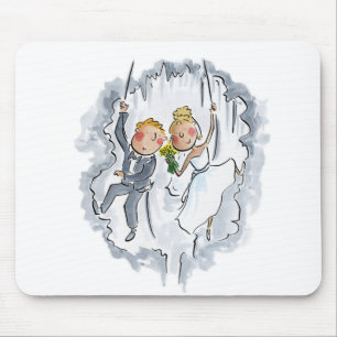 Kletterhochzeit Mousepad