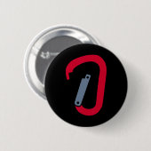 Kletterkarabiner Button (Vorne & Hinten)