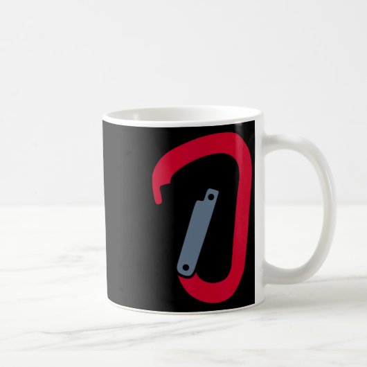 Kletterkarabiner Kaffeetasse (Rechts)