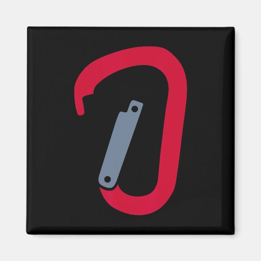 Kletterkarabiner Magnet (Vorne)