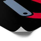 Kletterkarabiner Poster (Ecke)