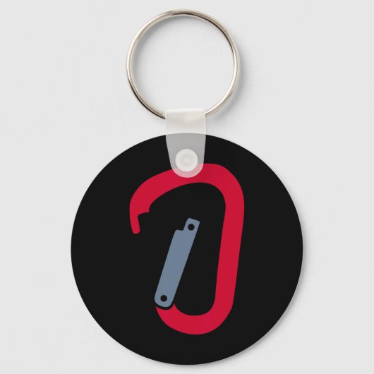 Kletterkarabiner schlüsselanhänger (Vorderseite)