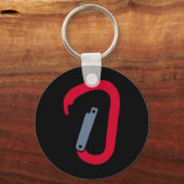 Kletterkarabiner schlüsselanhänger (Vorderseite)