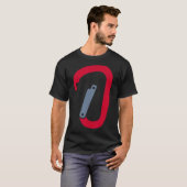 Kletterkarabiner T-Shirt (Vorne ganz)