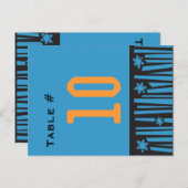 KLETTERKARTE DER STARS-Tischnummer Postkarte (Vorne/Hinten)