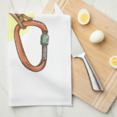 Kletterklettern Geschirrtuch (Viertel Falte)