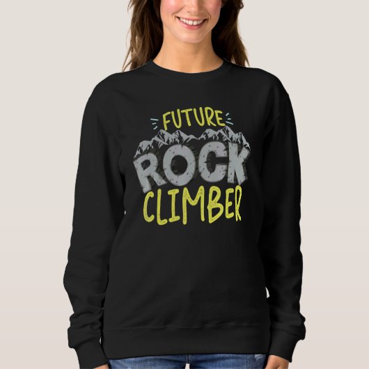 Kletterklettern Sweatshirt (Vorderseite)
