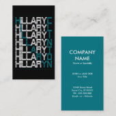 Kletterklotz Visitenkarte (Vorne/Hinten)