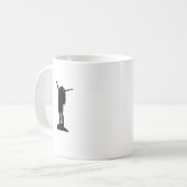 Kletterliche Silhouette Kaffeetasse (Vorderseite Links)