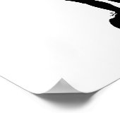 Kletterliche Silhouette Poster (Ecke)