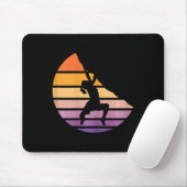 Kletterliebhaber Mädchen Felsenklettern Klettern w Mousepad (Mit Mouse)