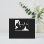 Klettern Adrenalin Chemische Formel Bouldering Postkarte (Stehend Vorderseite)