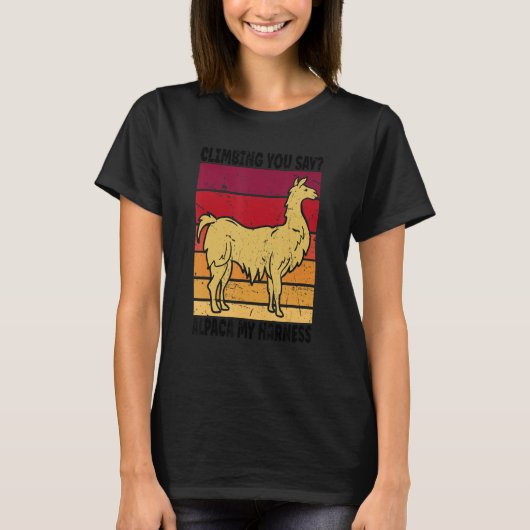 Klettern Alpaca I Harry T-Shirt (Vorderseite)