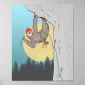 Klettern am Sloth Rock Poster (Vorne)