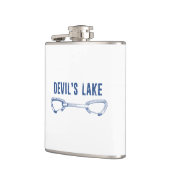 Klettern am Stausee des Teufels Flachmann (Links)