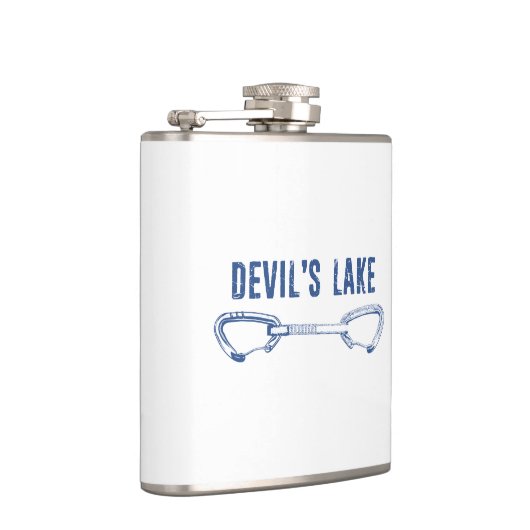 Klettern am Stausee des Teufels Flachmann (Rechts)