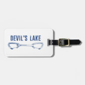 Klettern am Stausee des Teufels Gepäckanhänger (Vorderseite horizontal)