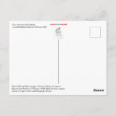 Klettern am Vierradantrieb Postkarte (Rückseite)