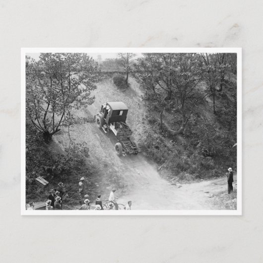 Klettern am Vierradantrieb Postkarte (Vorderseite)