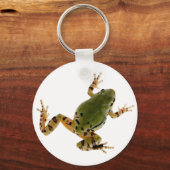 Klettern Arizona Baum Froschfoto über Weiß Schlüsselanhänger (Vorderseite)