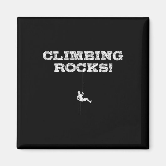 Klettern auf Felsen! Bouldern - Kletterer Magnet (Vorne)