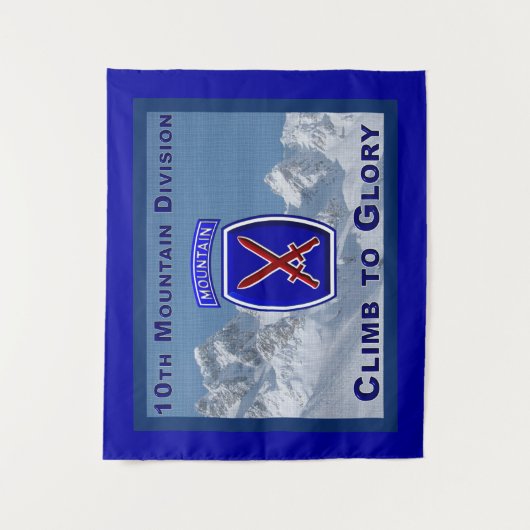 Klettern auf Glory 10. Wandteppich (Vorderseite)