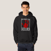 Klettern Bouldering Mountaining braucht einfach me Hoodie (Vorne ganz)