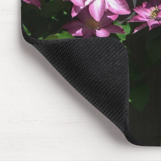 Klettern Clematis Lila Frühlingsblumen Mousepad (Ecke)