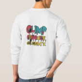 Klettern, Erobern, feiern T-Shirt (Rückseite)