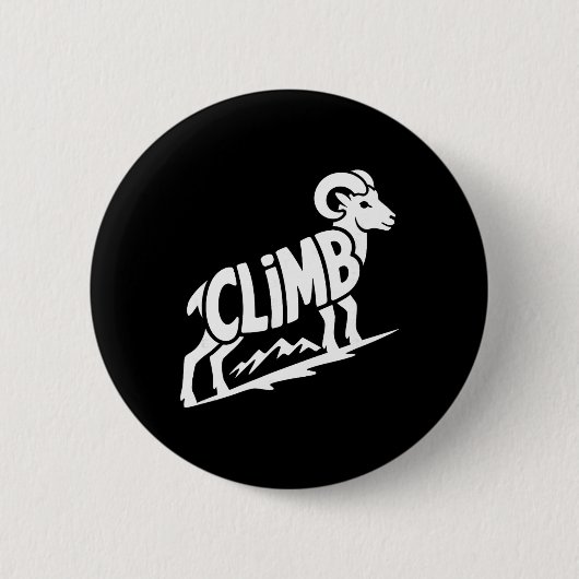 Klettern - Felsenklettern und Bouldern Dickhornsch Button (Vorderseite)