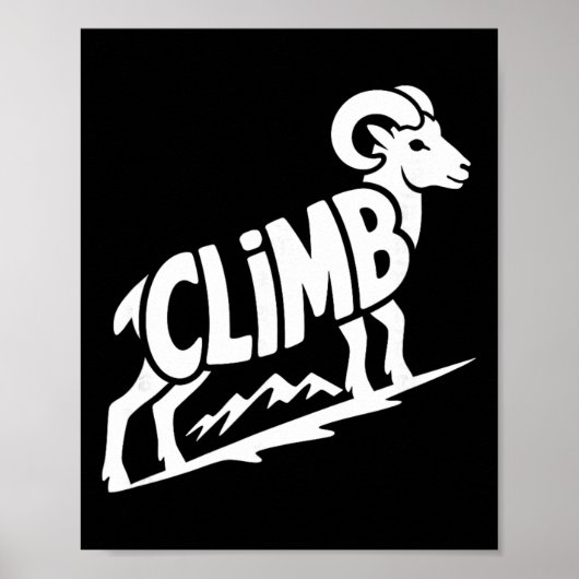 Klettern - Felsenklettern und Bouldern Dickhornsch Poster (Vorne)