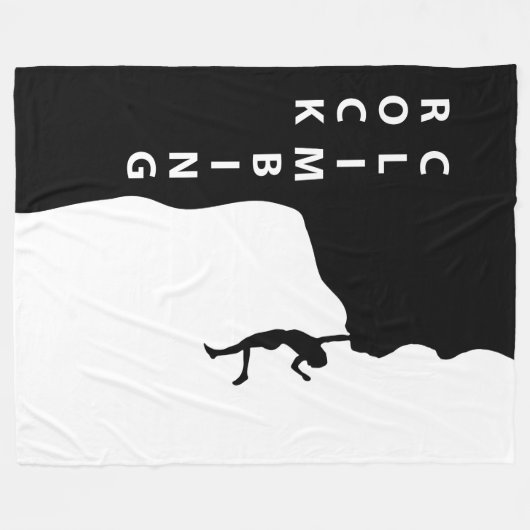 Klettern Fleecedecke (Vorderseite (Horizontal))