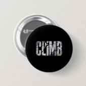 Klettern für Jungen Männer Kletterer Berg Boulde Button (Vorne & Hinten)