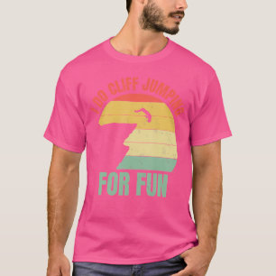 Klettern für Spaß Extreme Sports Cliff Tauchen T-Shirt