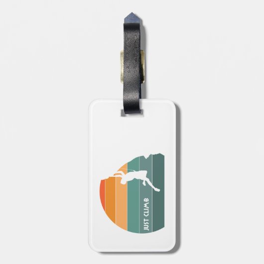 Klettern Gepäckanhänger (Rückseite vertikal)