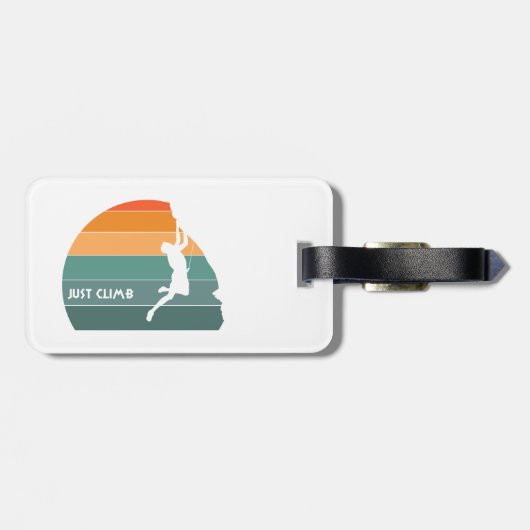 Klettern Gepäckanhänger (Rückseite horizontal)