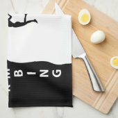 Klettern Geschirrtuch (Viertel Falte)