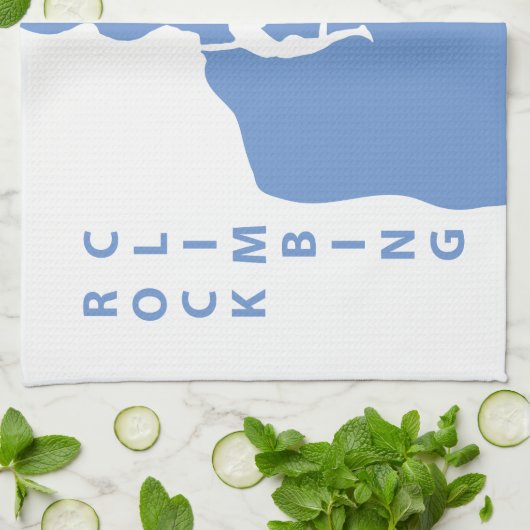 Klettern Geschirrtuch (Gefaltet)