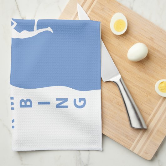 Klettern Geschirrtuch (Viertel Falte)