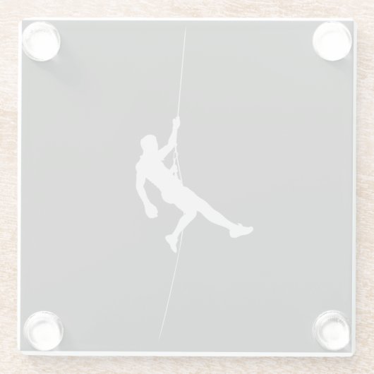 Klettern Glasuntersetzer (Rückseite)