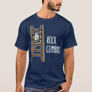 Klettern Gratis Klettern Karabiner Klettersteig T-Shirt