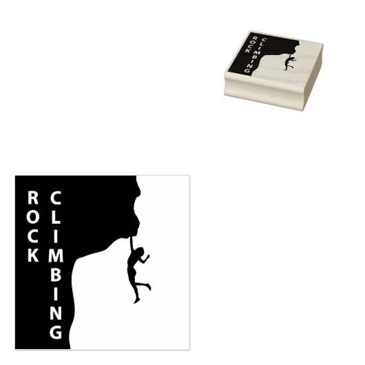 Klettern Gummistempel (Stempel)