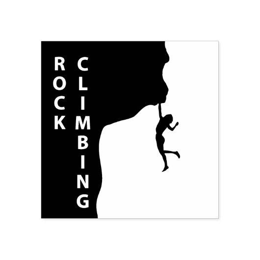 Klettern Gummistempel (Prägung)