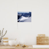 Klettern im Mont Blanc, Chamonix, Frankreich Poster (Küche)