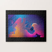 Klettern im Traumturm abstrakte digitale Kunst Puzzle (Horizontal)