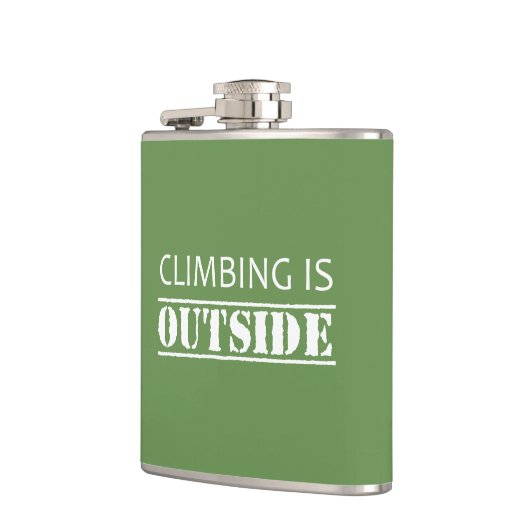 Klettern ist draußen flachmann (Links)