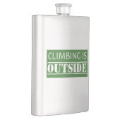 Klettern ist draußen flachmann (Rechts)