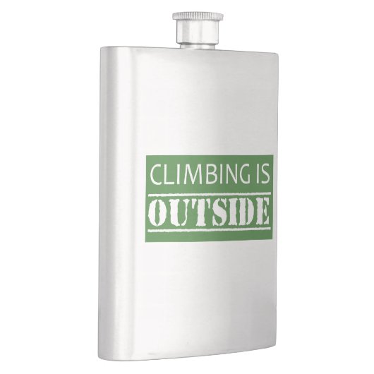 Klettern ist draußen flachmann (Rechts)